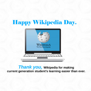 Happy Wikipedia Day Wishes Images, Poster, Banner and Social Media Post Free Download 18 16105399352460 Fest vruti wiki 11012021 3 square Happy Wikipedia Day